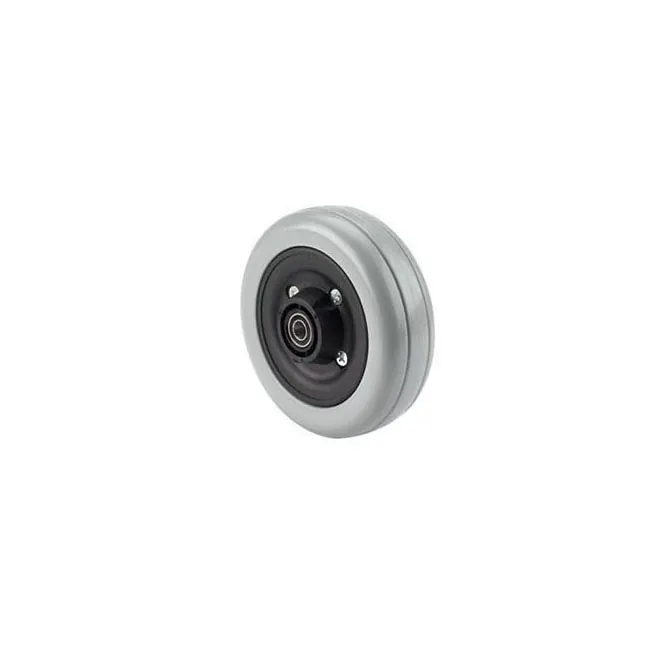 Wheel Assembly, Urethane, W1-3/4" OD 8" Light Gray