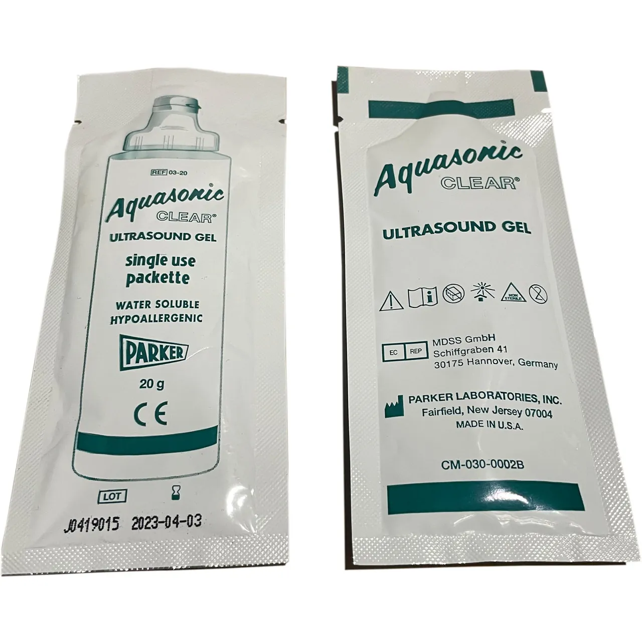 Parker Aquasonic 100 Ultrasound Gel 1