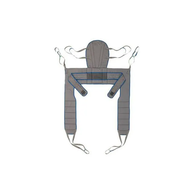 Premier Series Dress Toileting High Sling, Solid Polyester Fabric, 500 lb, Gray Body 1