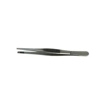 Forcep, Metal, Thumb Etched Tip, Disposable