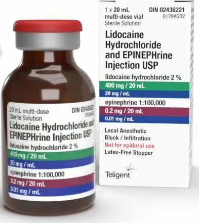 Lidocaine 2% with Epinephrine with preservative 20ml