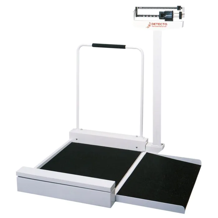 Wheelchair Scale, Stationary, Weighbeam, 450 lb x 4 oz