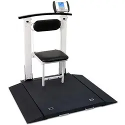 Detecto 6550, 6560, 6570 Portable Wheelchair Scales 1