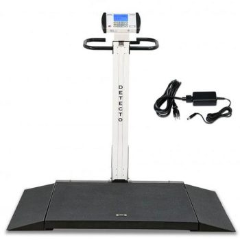 Detecto 6550 DIGITAL Fold Up Portable Wheelchair Scale