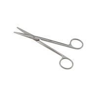 Mayo Scissors, Straight, Floor Quality, L6-1/2"