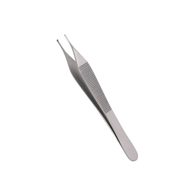 Adson Dressing Forcep, 1x2 Teeth, Floor Quality, L4-1/2"