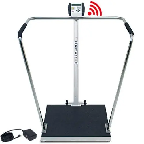Detecto 6856 High Capacity Digital Handrail Scale, 1000 lb x 0