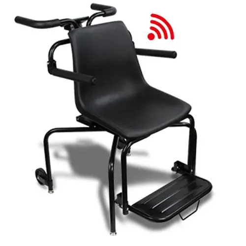 Detecto 6880 – Digital Rolling Chair Scale with AC Adapter, 550 x 0