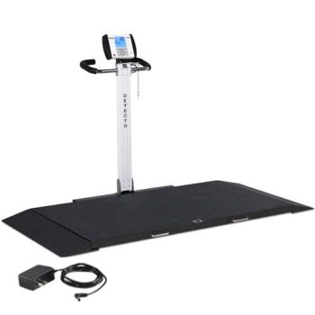 Detecto 8550 Portable Stretcher Scale Folding Column 1000 lb x 0.2 lb
