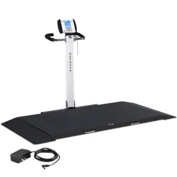 Detecto 8550 Portable Stretcher Scale Folding Column 1000 lb x 0.2 lb