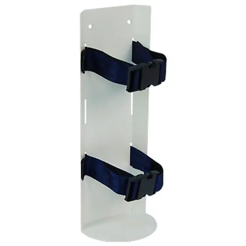 Detecto CARCOH Oxygen Tank Holder with Accessory Rail for Rescue Cart 1