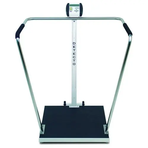 Detecto 6856 High Capacity Digital Handrail Scale, 1000 lb x 0
