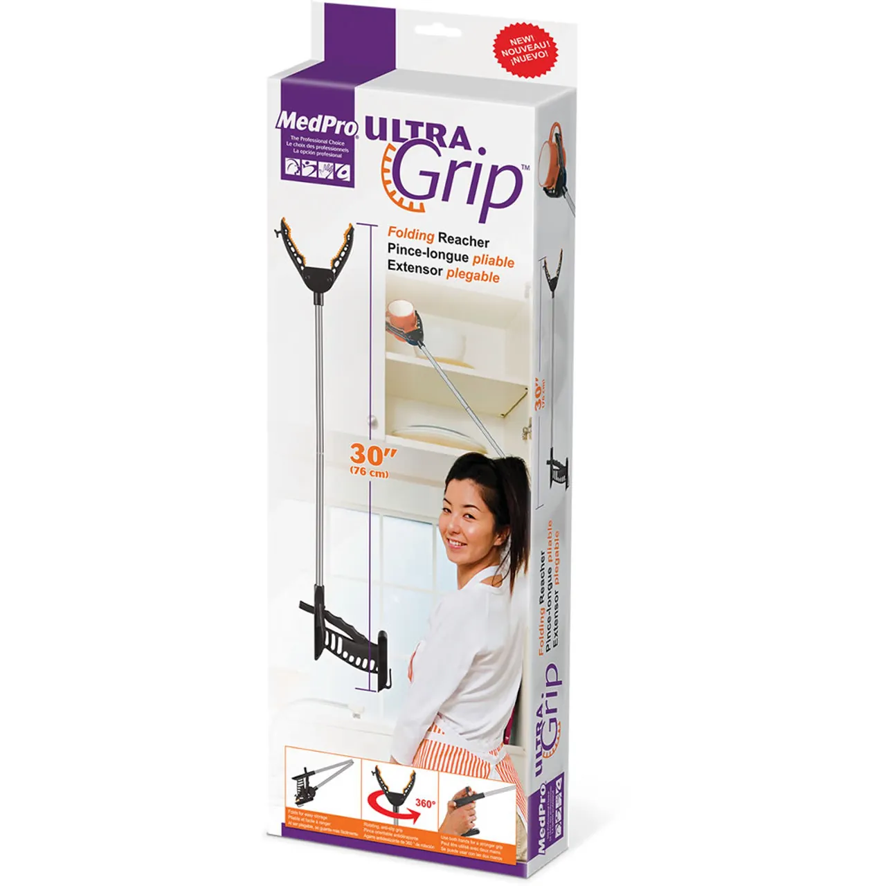 MedPro Ultra-Grip Folding Reacher 1