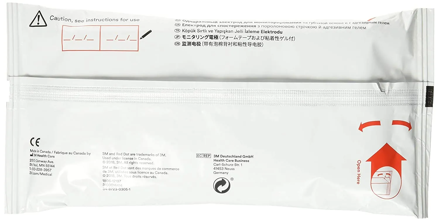 Red Dot™ Monitoring Electrode, Multipurpose, with Sticky Gel 1