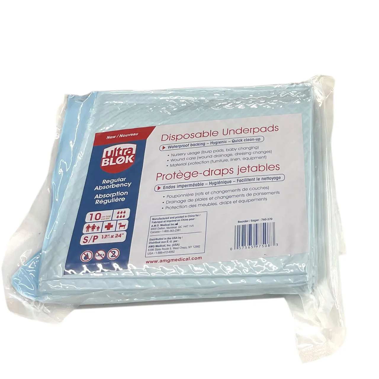 UltraBlok Disposable Underpads, Regular absorbency 1