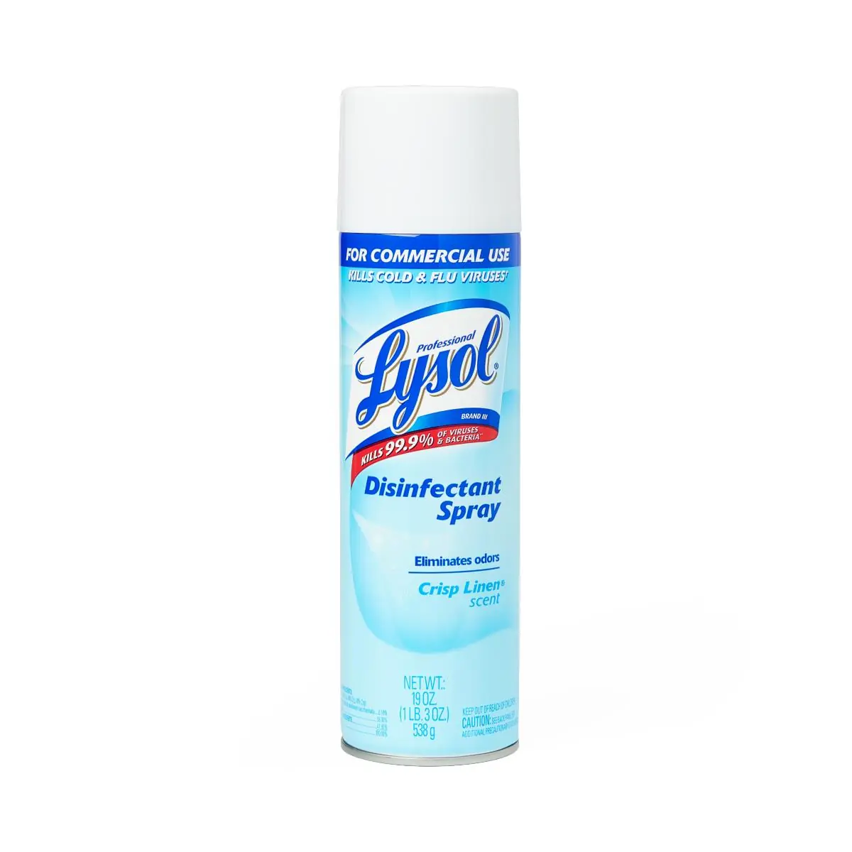 Lysol Aerosol Spray Disinfectant Cleaner, Crisp Linen, 12 x 19 oz.