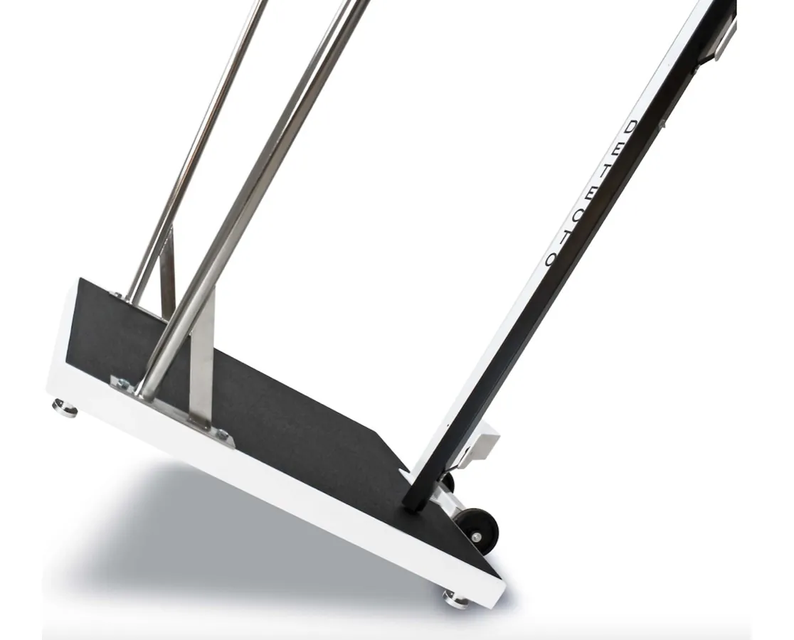 Detecto 6856MHR 1000 lbs Capacity Waist-High Stand-On BMI Scale w/ Manual Height Rod 1