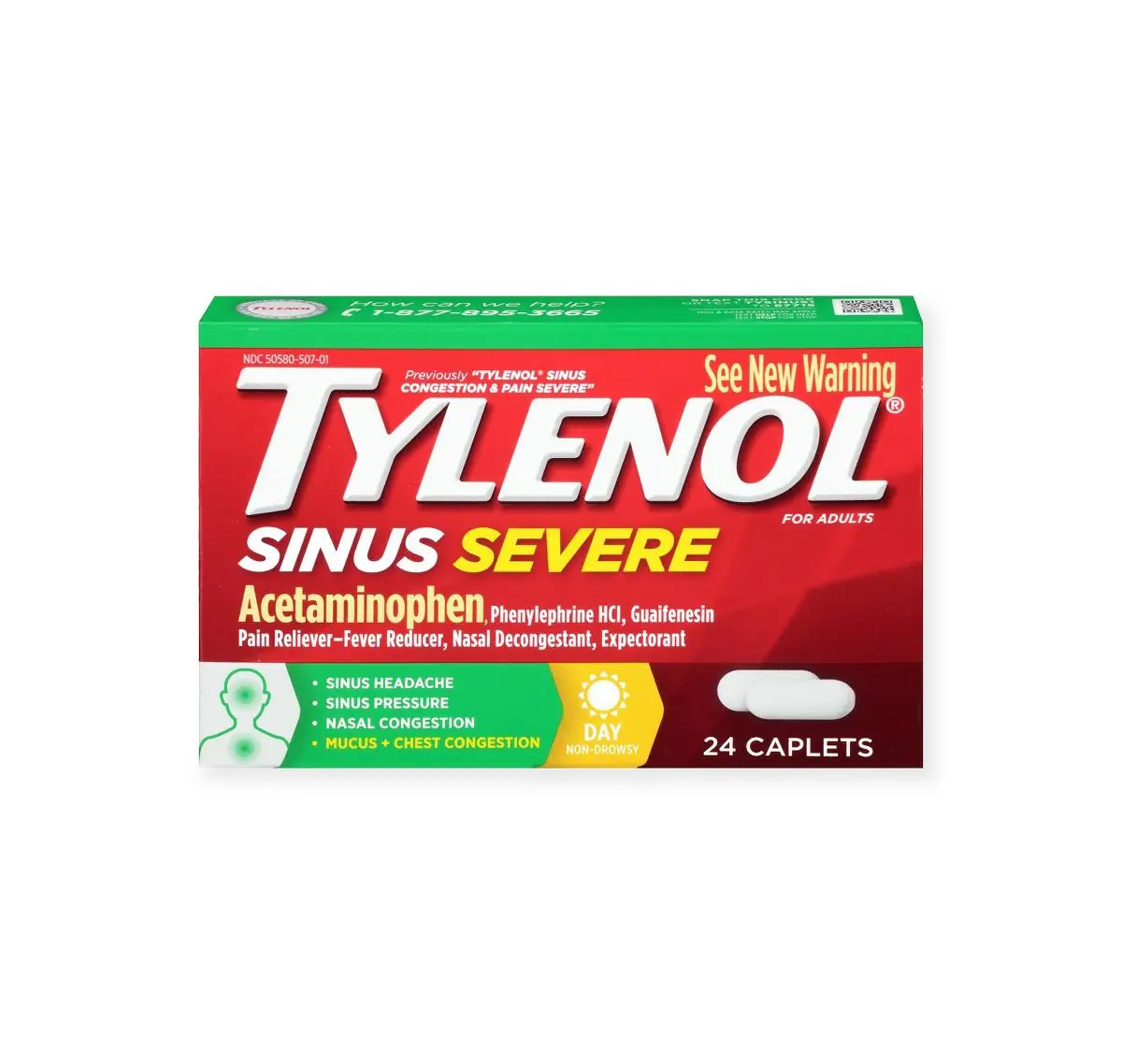 Tylenol Sinus Severe Nondrowsy Caplets