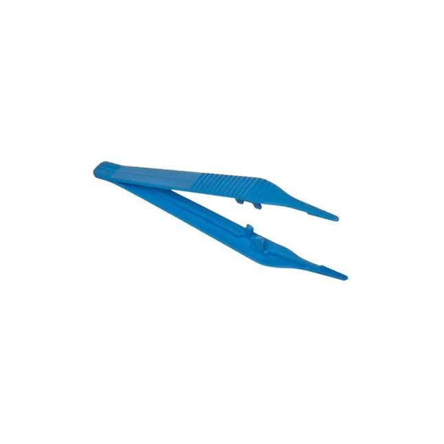 Dressing Forcep, Plastic, L5″ Blue 1