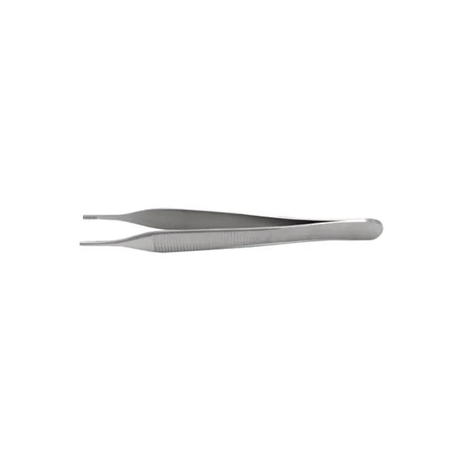 BROWN-ADSON Tissue Forcep, 7 x 7 Side Grasping Teeth, L4-3/4"