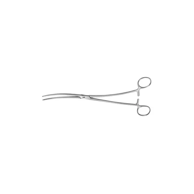 BOZEMAN Uterine Dressing Forcep, S-curved, L10-1/2"