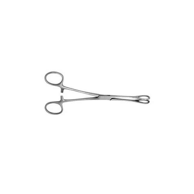 FOERSTER Sponge Forcep, Straight, Serrated, L9-1/2"