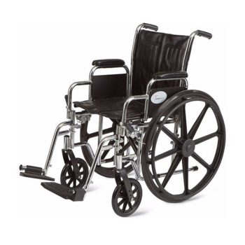 Wheelchair, Swing Away Footrest, Removable Desk Armrest, Powder Coat Finish
