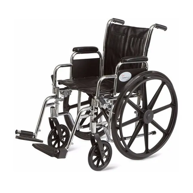 Wheelchair, Swing Away Footrest, Removable Desk Armrest, Powder Coat Finish 1