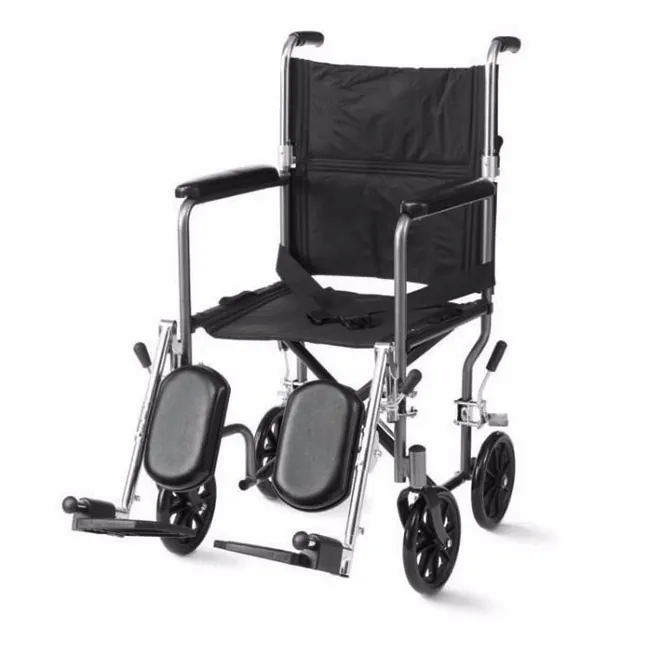Transport Chair, Elevating Leg Rest, Full Length Armrest