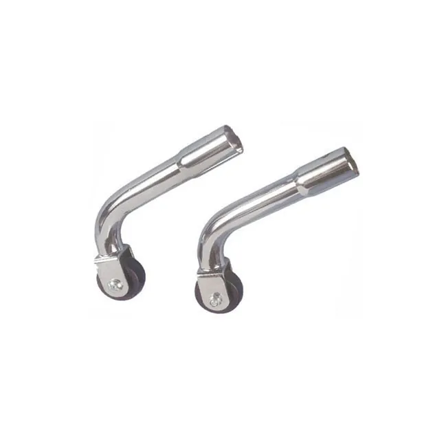 Anti-Tipper, with Wheel, Chrome