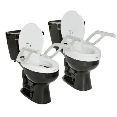 Toilet Seat Raiser, With Armrests and Lid, W14″ x L15″ 330 lb 1