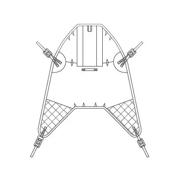 Disposable Sling with Clips 1