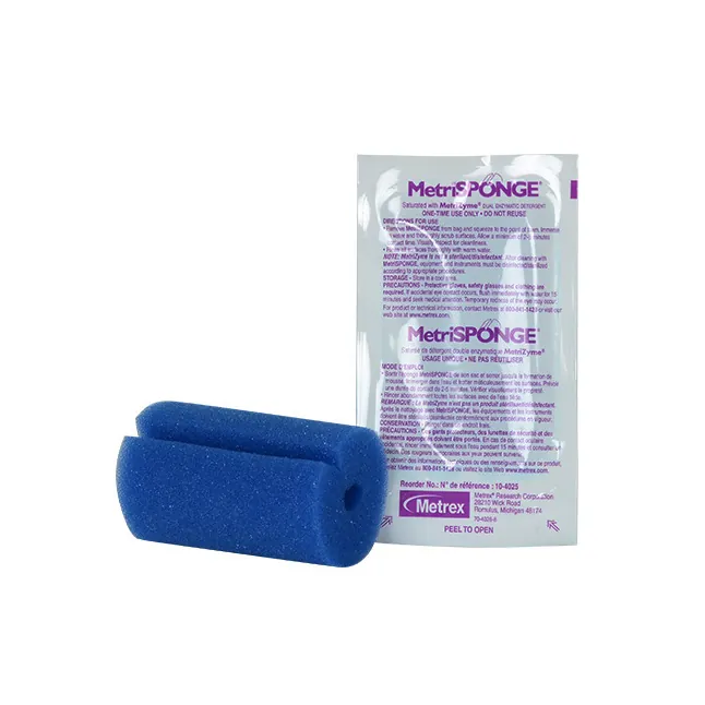 MetriSponge™ Cleaning Sponge, with MetriZyme™ Dual Enzymatic Detergent 1