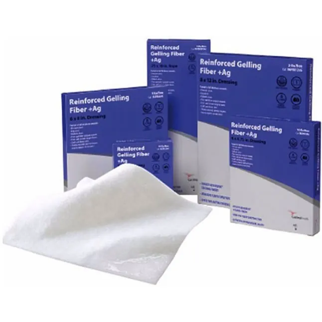 Cardinal Health™ Alginate Dressing, Reinforced Gelling Fibre, Ionic Silver Complex 1