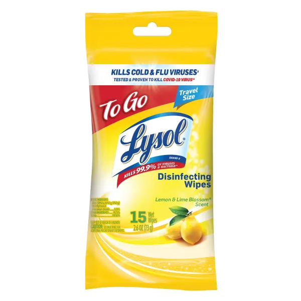 Lysol On-The-Go 15 CT Disinfectant Wipes