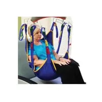 Tollos® Long Seat, Six Strap Resident Sling, Mesh