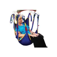 Tollos® Long Seat, Six Strap Resident Sling, Mesh 1