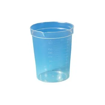 Urinalysis Container, Polystyrene, 6.5 oz, Clear