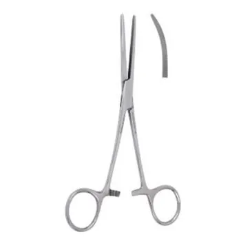 ROCHESTER PEAN Forcep, 9", Curved