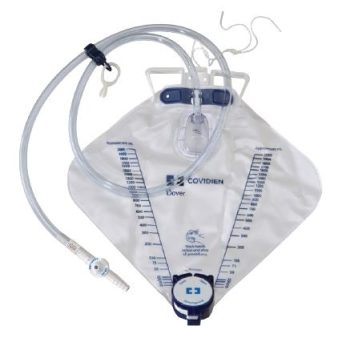Dover Urine Drainage Bag, Luer-Lock Sampling Port