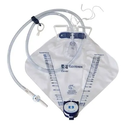 Dover Urine Drainage Bag, Luer-Lock Sampling Port