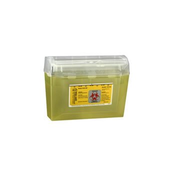 Wallsafe® Sharps Container, 3qt, Yellow