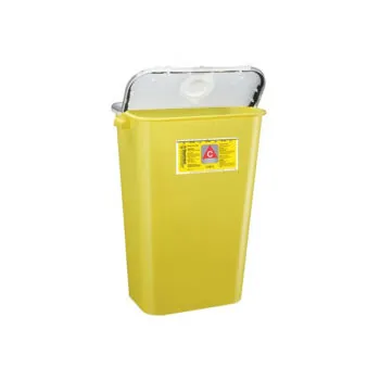 Sentinel™ Chemo Container, W11-13/16" x L16-1/2" x H22-1/2" 11GL, Yellow