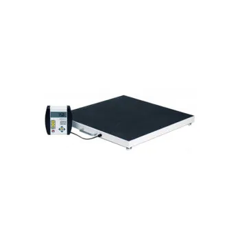Bariatric Scale, Digital, Portable, 1000 lb x .2 lb / 450kg x .1 kg, 24" x 24" Platform