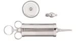 In Ear Metal Syringe With Shield 3OZ 2Tip