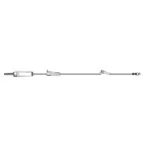 Gravity Set, Primary Administration Set, 1 Split Sepptum Port 9" from 2-piece male luer lock