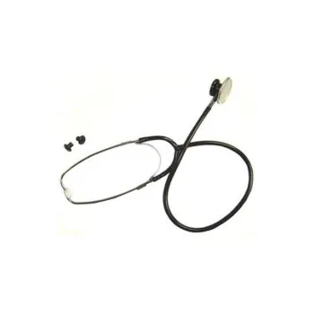 Stethoscope, Dual Head with Sensitive Aluminum Chestpiece, Black