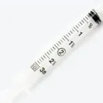 General Use Syringe, No Needle, Slip Tip, 1/10mL Graduation, 3mL, Bulk