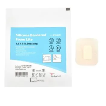 Cardinal Health™ Silicone Bordered Foam Dressing, Lite