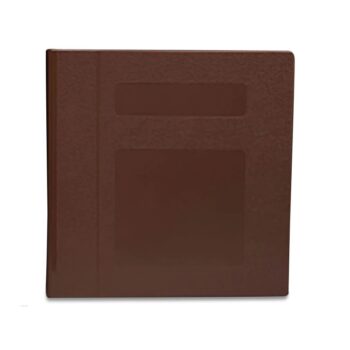 Side Open Ringbinder, 1", 3 Ring, Brown